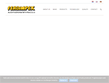 Tablet Screenshot of feroimpex.hr